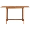 Table à dîner de jardin 110x110x75 cm Bois massif de teck 