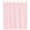 Rideaux en voile avec passe-tringles 2 pcs rose clair 