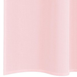 Rideaux en voile avec passe-tringles 2 pcs rose clair 