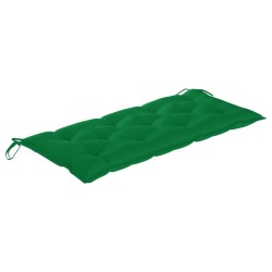 Banc de jardin avec coussin 120 cm Bambou 