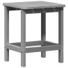 Ensemble de salon de jardin 3 pièces gris clair HDPE 