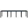 Table de jardin Anthracite 300x100x73 cm Poly Rattan 