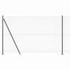 Clôture Hexagonale Grise 1.4x25 m Acier 