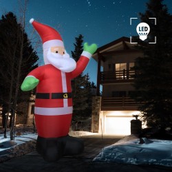 Père Noël gonflable LED IP20 600 cm XXL   