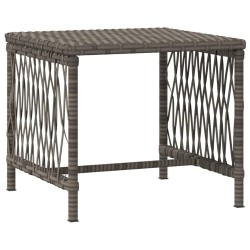 Ensemble de chaises longues Ensemble de 3 Gris et gris foncé 