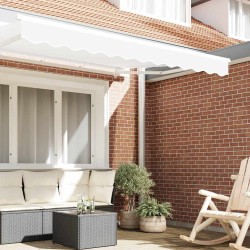 Fronton de store pour cadre de 3 m Blanc 2,8x0,2 m 