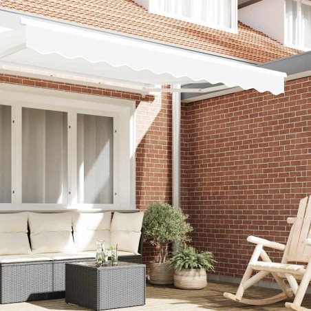 Fronton de store pour cadre de 3 m Blanc 2,8x0,2 m 