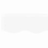 Fronton de store pour cadre de 3 m Blanc 2,8x0,2 m 