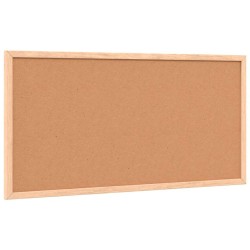 Tableau noir avec cadre bois de pin massif noir 60x30 cm 