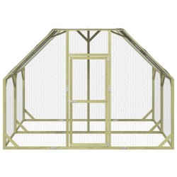 Poulailler 268x200x190 cm Bois de pin massif imprégné 