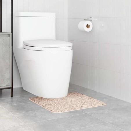 Tapis de bain U-Shaped Crème 50x50 cm Polypropylène Antidérapant 