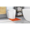 Tapis de bain U-Shaped Gris foncé 50x50 cm Polypropylène Antidérapant 