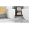 Tapis de bain U-Shaped Gris 50x50 cm Polypropylène Antidérapant 