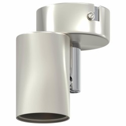 Spot de Plafond 1 Voie Ajustable Nickel Brossé E27 