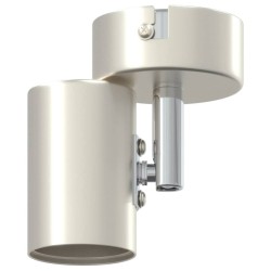 Spot de Plafond 1 Voie Ajustable Nickel Brossé E27 