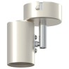 Spot de Plafond 1 Voie Ajustable Nickel Brossé E27 