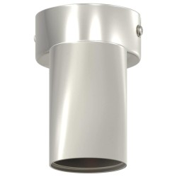 Spot de Plafond 1 Voie Ajustable Nickel Brossé E27 