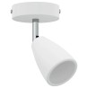Projecteur de plafond à 1 voie réglable blanc GU10 