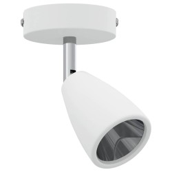 Projecteur de plafond à 1 voie réglable blanc GU10 