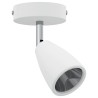 Projecteur de plafond à 1 voie réglable blanc GU10 