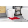 Tapis de bain U-Shaped Rouge 50x50 cm Polypropylène Antidérapant 