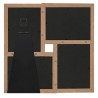 Collage de cadres photo pour photo de 4x(10x15 cm) Marron MDF 