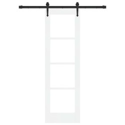 Porte Coulissante avec Quincaillerie "ORKDAL" Blanche 61x198,5 cm 
