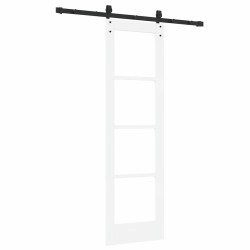 Porte Coulissante avec Quincaillerie "ORKDAL" Blanche 61x198,5 cm 