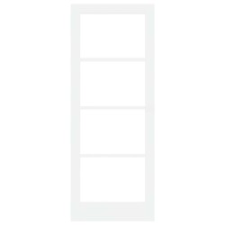 Porte intérieure avec verre "ORKDAL" Blanc 78x202x4 cm 