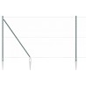 Ensemble de clôtures 2 pièces Vert Métal 25 x 1,5 m Durable 