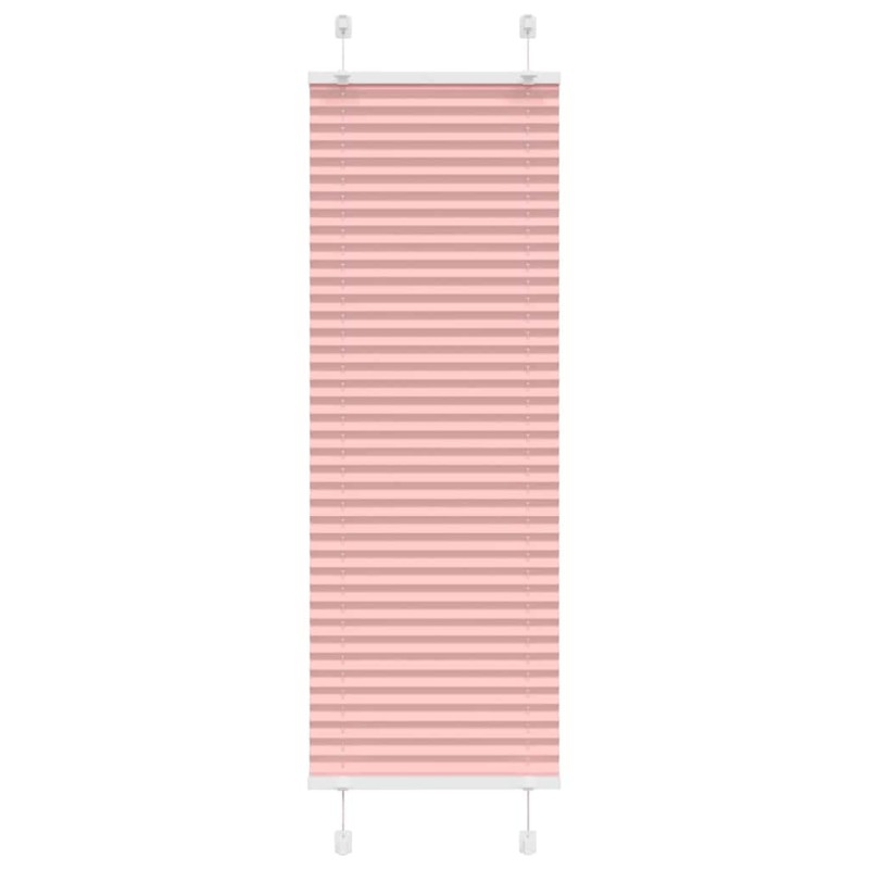 Store plissé rose 50x100 cm largeur du tissu 49,4 cm polyester 
