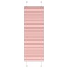 Store plissé rose 50x100 cm largeur du tissu 49,4 cm polyester 