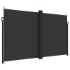 Auvent latéral rétractable noir 200x1000 cm 
