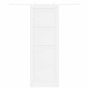 Porte coulissante avec quincaillerie 'ORKDAL'Bois massif pin blanc 