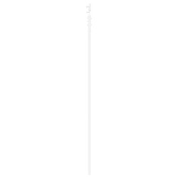 Porte Coulissante avec Ensemble de Quincaillerie Blanche 73.5x211 cm Bois Massif Pin 