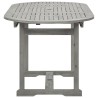 Table à dîner de jardin (120-170)x80x75 cm Bois d'acacia massif 