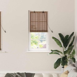 Stores et Occultants avec des rideaux Marron 60 x 160 cm Bambou 