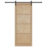 Porte coulissante avec kit de quincaillerie 93x232 cm Bois massif de pin 