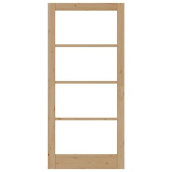 porte intérieure avec verre "ORKDAL" 93x202x4 cm en bois massif de pin 