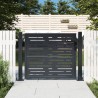 Portail de jardin anthracite 105x105 cm conception de carré 