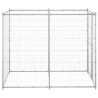 Chenil extérieur pour chiens Acier galvanisé 110x220x180 cm 