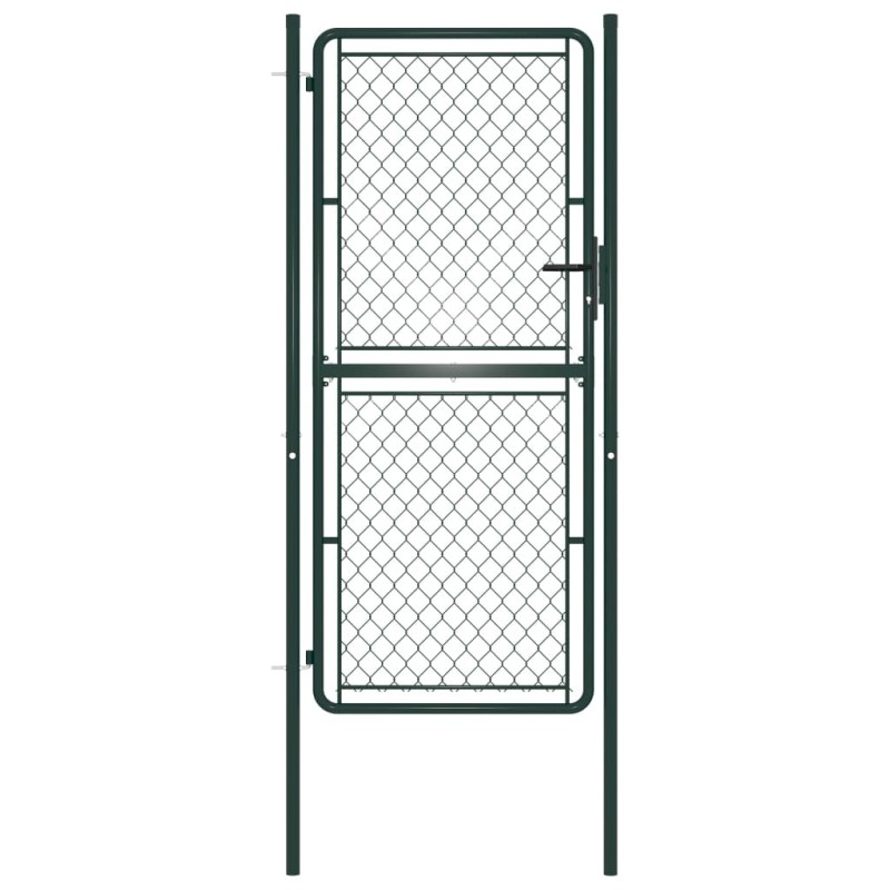Portillon Acier 100 x 200 cm Vert 