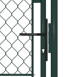Portillon Acier 100 x 200 cm Vert 