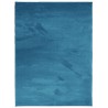 Tapis OVIEDO à poils courts turquoise 240x340 cm 