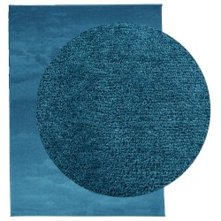 Tapis OVIEDO à poils courts turquoise 240x340 cm 