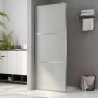 Paroi de douche à l'italienne à verre ESG dépoli 90x195 cm 