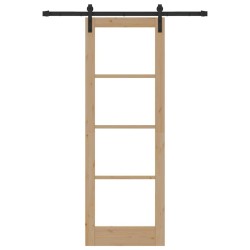 Porte coulissante avec quincaillerie 'ORKDAL'73.5x211 cm 