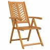 Ensemble bistro de jardin 3 pcs Marron Bois d'acacia massif 