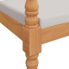 Banc Batavia avec coussin 150 cm Bois de teck massif 
