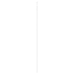 Porte Coulissante avec Set de Quincaillerie Blanche 83x232 cm Bois Massif Pin 